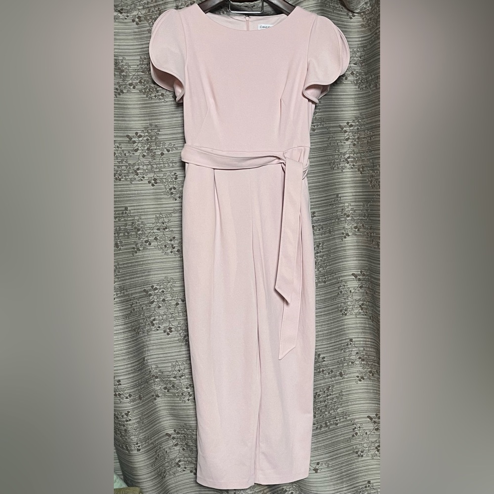 Calvin Klein Elegant Blush Pink Jumpsuit